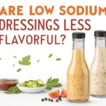 Fresh salad topped with vibrant low sodium dressing