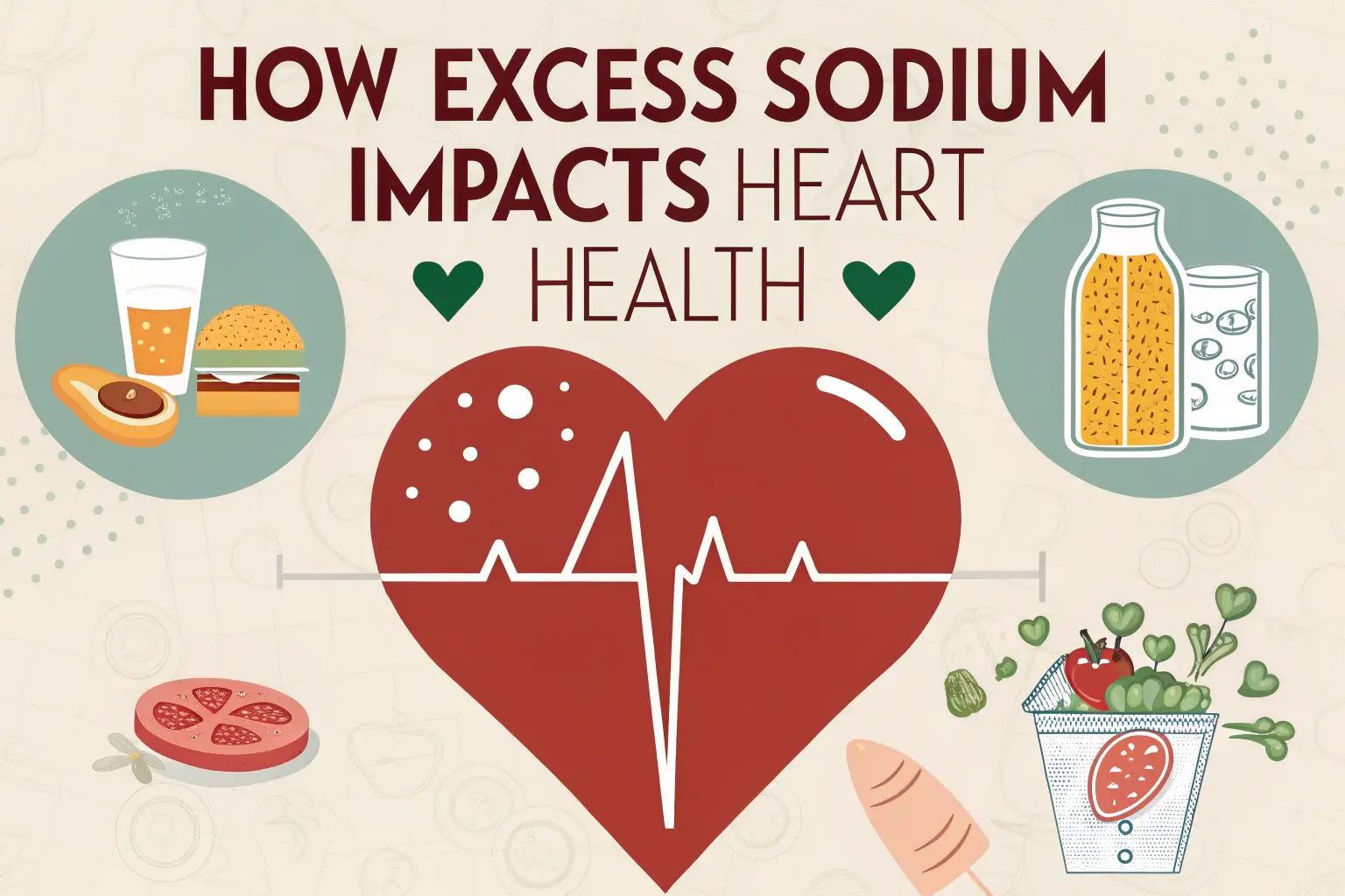How Excess Sodium Impacts Heart Health 1 How Too Much Sodium Can Harm Your Heart