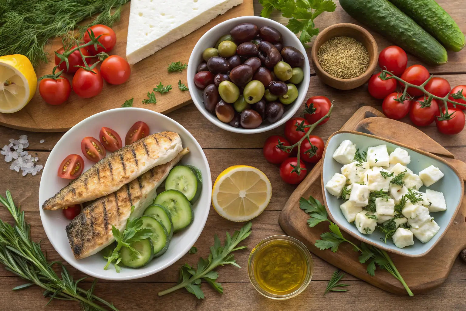 Mediterranean Diet and Natural Sodium Control 1 Cooking Mediterranean-style food using whole, low sodium ingredients