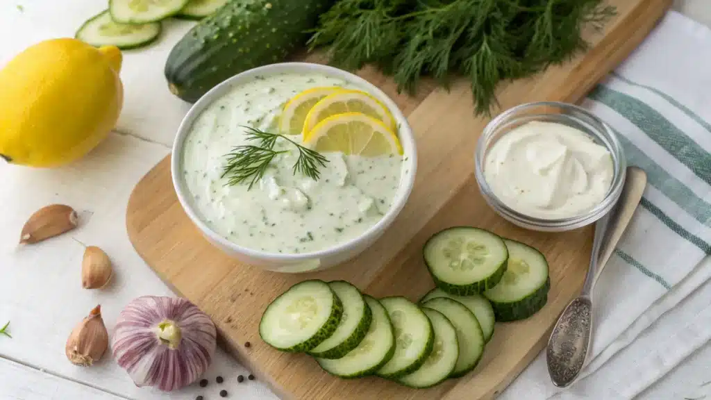 Creamy Low-Sodium Dressing Recipes: Flavor Without the Salt! 5 creamy cucumber dill dressing recipe